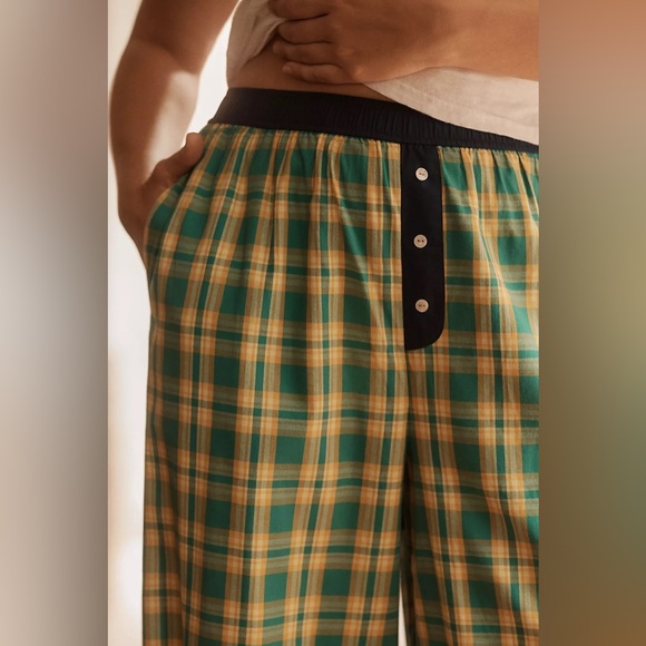 Anthropologie Wren Flannel Boxer Pants by LyreBird - Picture 3 of 9